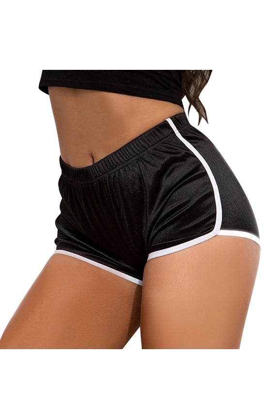 Womens Sexy Booty Shorts Women Summer Slim Hot Pants Elastic Athletic Casual Short Sports Yoga Gym Running Bottoms