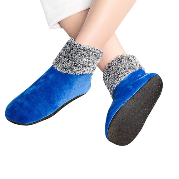 Yuanlong Womens Slipper Socks Winter Plush Lined Thermal Home Thick Fuzzy Socks Non Floor Socks