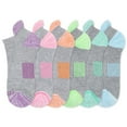 thumbnail image 1 of Yuanlong Womens Socks 6 Pairs Spring Summer Color Blocked Low Cut Athletic Socks Outdoor Training Breathable Ankle Socks19, 1 of 2