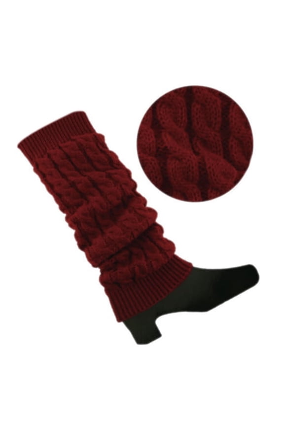 Womens Socks Fall Winter Ladies Solid Color Twisted Knitted Leg Warming Socks Streetwear Fashion Stirrup Socks