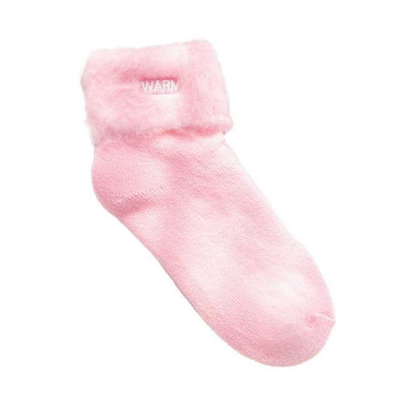 Yuanlong Womens Socks Ladies Fashionable Solid Color Thickened Fuzzy warm socks For Cold Weather Outdoor Wear snow socks