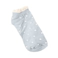thumbnail image 1 of Yuanlong Womens Socks Ladies Versatile Dotted Print Ruffle Knitted Ankle Socks Spring Daily Comfort Low Cut Socks One Size, 1 of 2