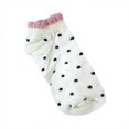 thumbnail image 1 of Yuanlong Womens Socks Ladies Versatile Dotted Print Ruffle Knitted Ankle Socks Spring Daily Comfort Low Cut Socks One Size, 1 of 2