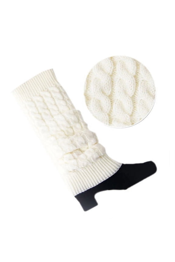 Womens Socks Winter Minimalist thick-knitted Thermal Leg Warmers Socks Streetwear Boot Socks Warm Stirrup Socks