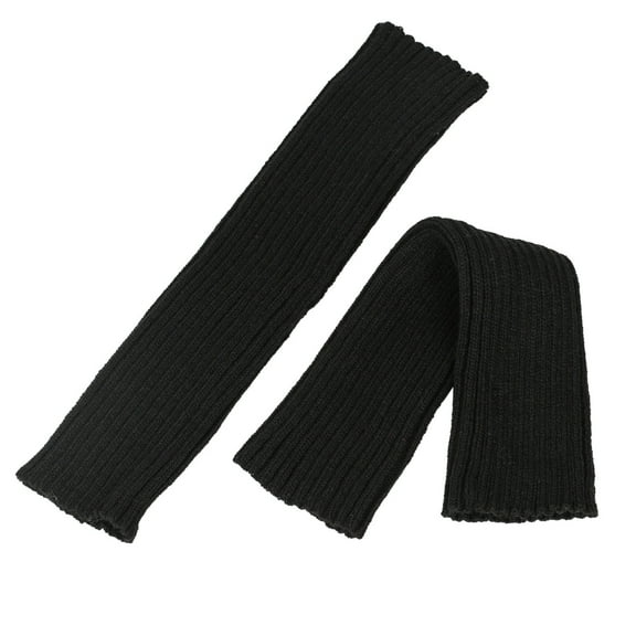 Yuanlong Womens Socks Winter Solid Color Thick Ribbed Knit Leg Warmers Socks Outdoor Fashion Wear Crochet Socks Leggings