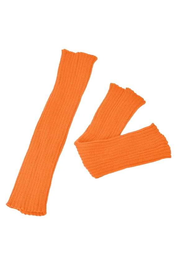 Womens Socks Winter Solid Color Thick Ribbed Knit Leg Warmers Socks Outdoor Fashion Wear Crochet Socks Leggings