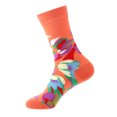thumbnail image 1 of Yuanlong Womens Socks Winter Spring Cute Floral Print Medium Tube Cotton Socks Daily Gatherings Fashion Cozy Crew Socks, 1 of 6