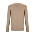 thumbnail image 1 of Yuanlong Womens Sweaters Versatile Plain Crewneck Long Sleeved Knitted Sweater Winter Layering Wear Based Pullover Tops, 1 of 8