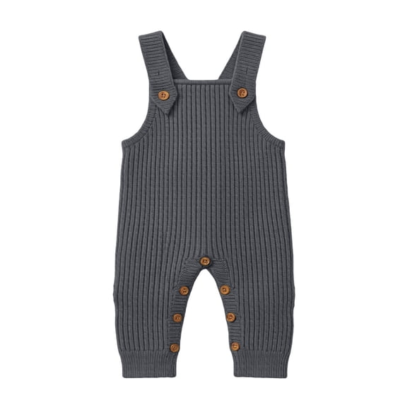 Yuanlook Baby Boys Girls Toddler Dungarees for Kids Knitted Baggy Pants