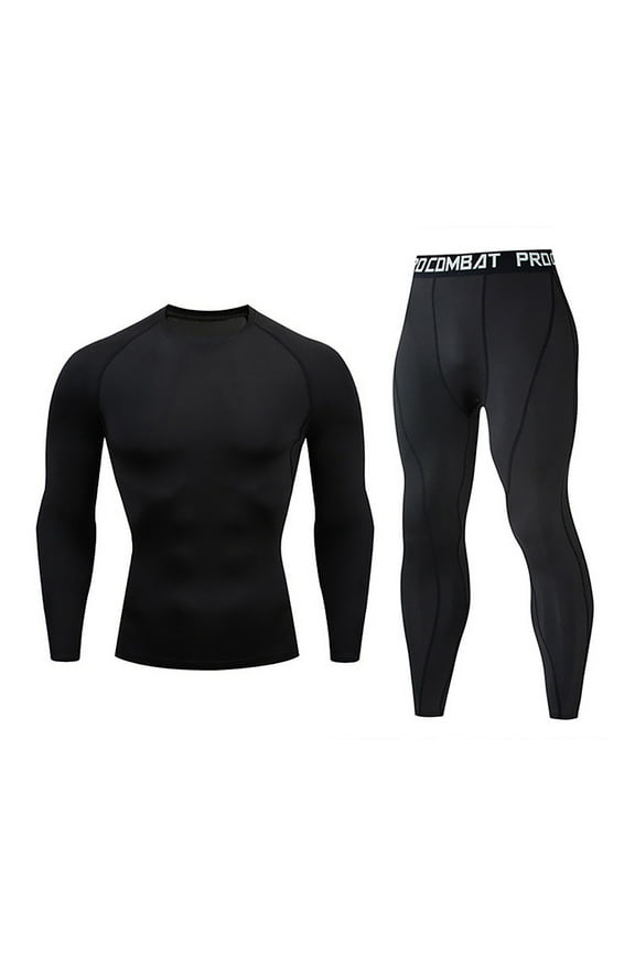 Long Underwear for Mens,Men’s Compression Shirts Pants Thermals Base Layer Cold Weather Gear Long Johns for Cycling Running