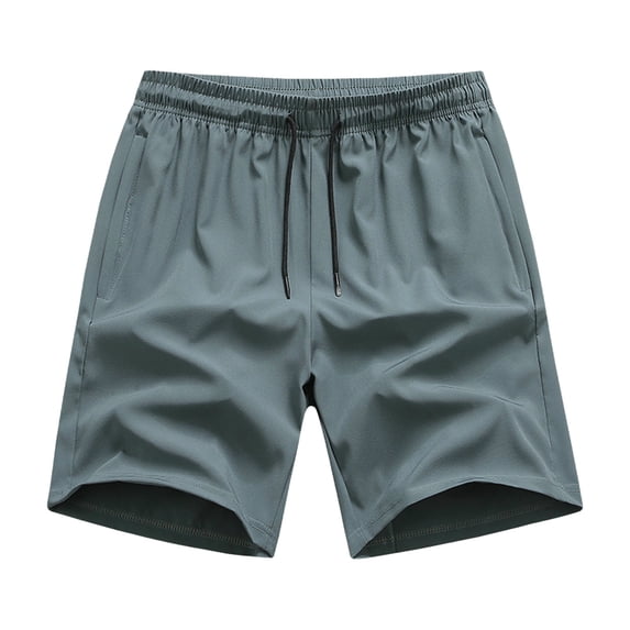 Yuanlook Mens No Liner Swim Trunks Quick Dry Bathing Suits for Men Lineless Swim Shorts - Green - XXL