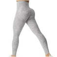 thumbnail image 1 of Yuanlook Scrunch Butt Lifting Workout Leggings for Women,High Waisted Yoga Pants Tummy Control Gym Booty Tights - Gray - S, 1 of 3