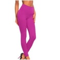 thumbnail image 1 of Yuanlook Simple High Waist Leggings Women Everyday Workout & Casual Trousers Size S-XXXL, 1 of 4