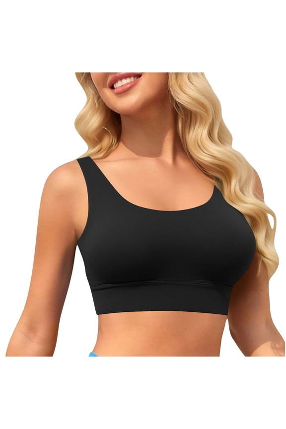 Women Sporty Bikini Comfy Full Coverage Bathing Suits Modest Swimsuits Soft Stretch Swimwear for Summer Holiday Travel - Black - S