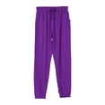 thumbnail image 1 of Yuanlook Women's Cotton Drawstring Waist Jogger Pants Lightweight Casual & Active Trousers Size S-XL, 1 of 6