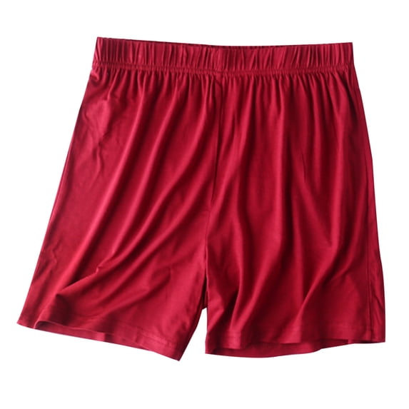Yuanlook Women's Plus Size Modal Cooling Lounge Shorts, Elastic Waist Soft Sleep Shorts, M-4XL