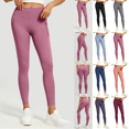 thumbnail image 1 of Yuanlook Women's Sport‑Ready Tight Leggings Yoga Pants, Non‑Slip High‑Rise Workout Pants for Urban Outings and Fitness Daily Wear S‑XXXL, 1 of 7