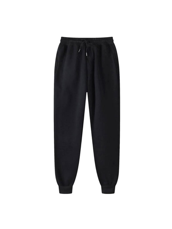 Women’s Winter Sweatpants Casual Baggy Fleece Lined High Waisted Joggers Pants Athletic Trousers with Pockets