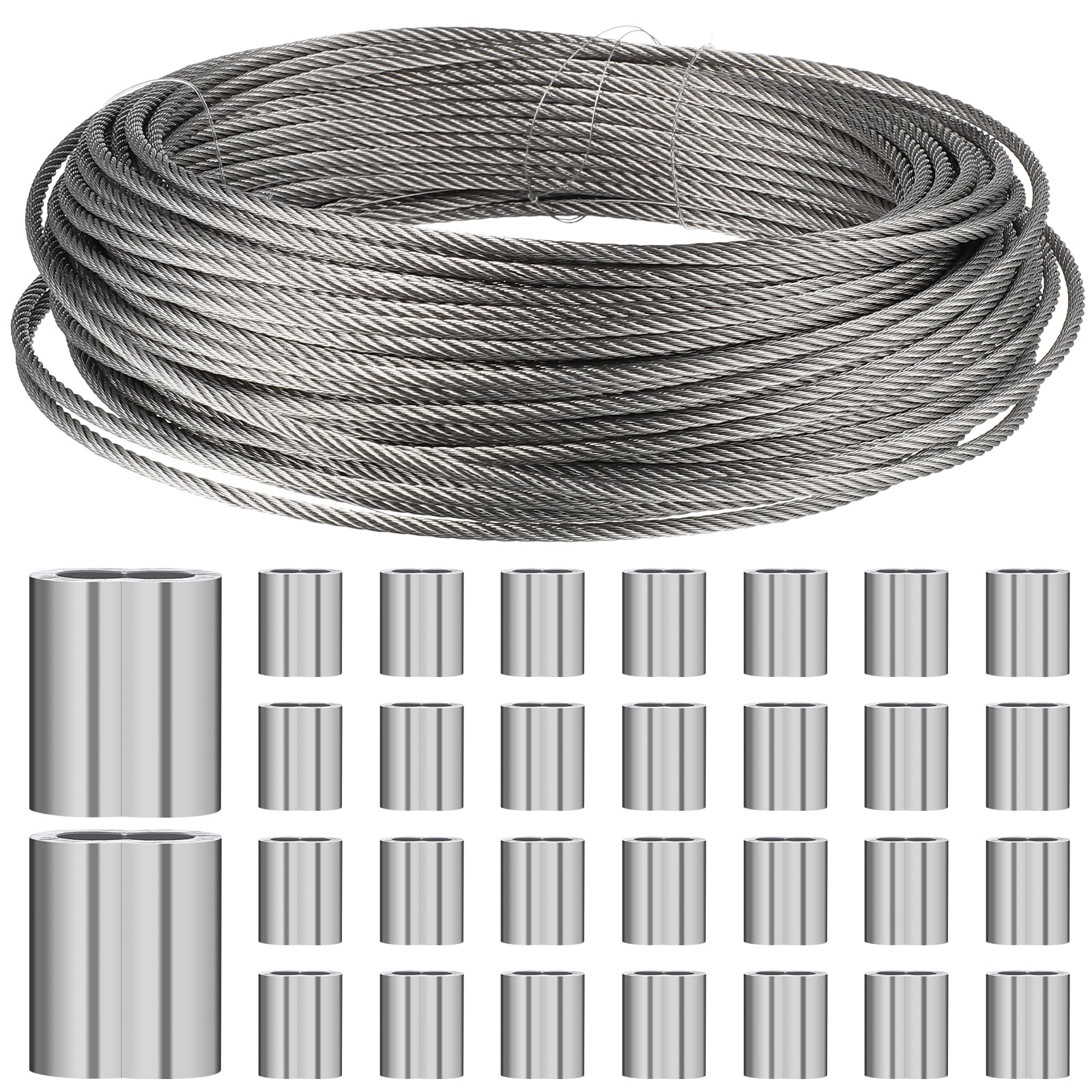 Yuanmiaoke 1 Roll Steel Wire Fence Wire Garden Wire Steel Wire Rope