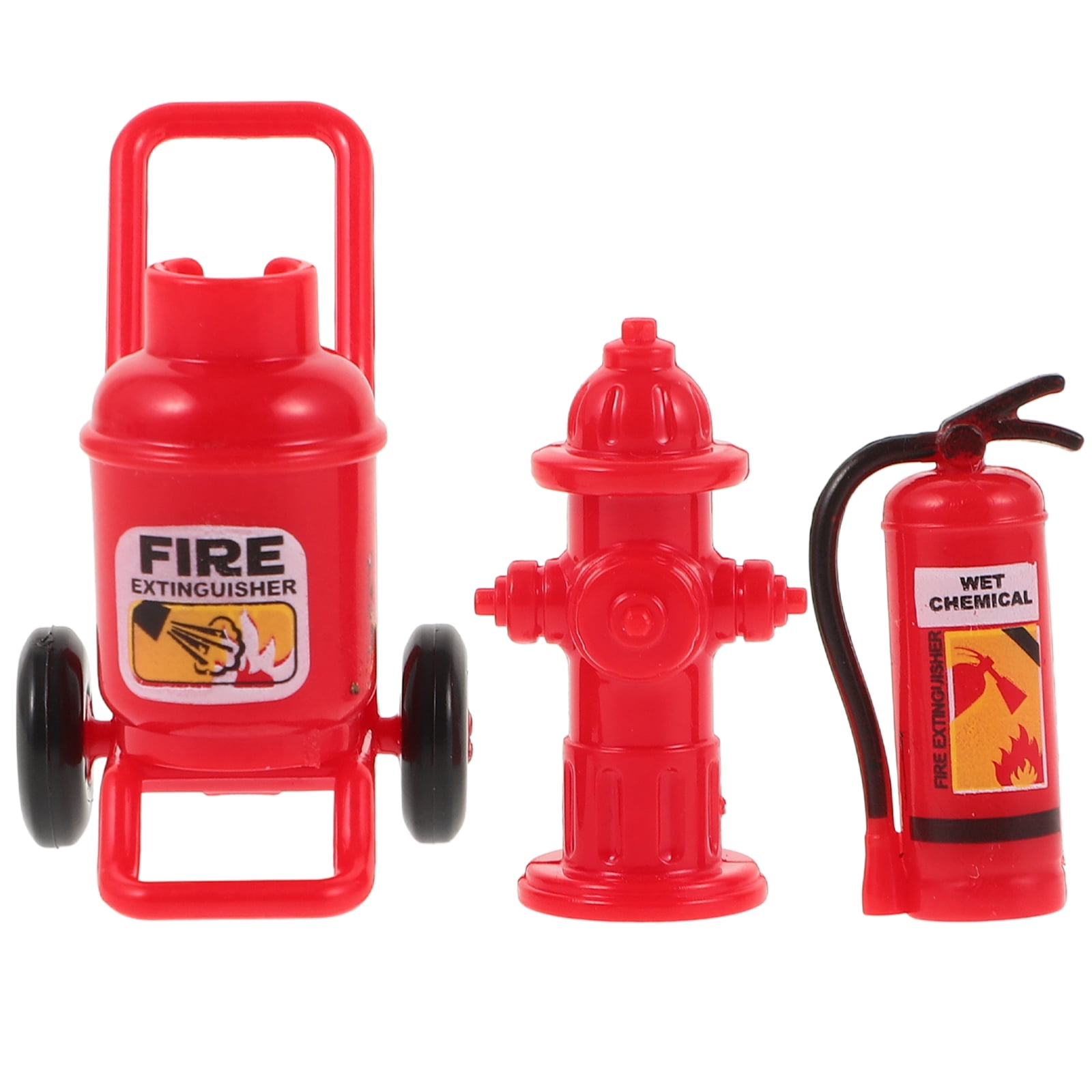 Yuanmiaoke 1 Set Mini Fire Extinguisher Mini House Fire Hydrant Decor