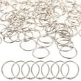 thumbnail image 1 of Yuanmiaoke 100Pcs Wear-resistant Binder Rings Daily Use Book Rings Multi-function Paper Rings, 1 of 10