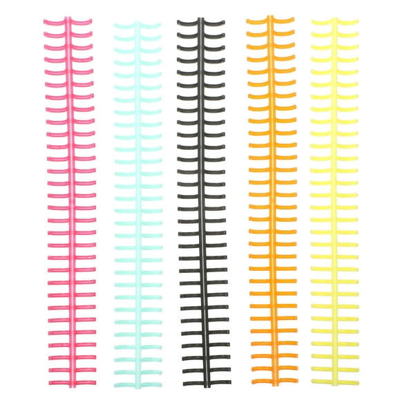Yuanmiaoke 11Pcs Loose-leaf Hinges Book Making Loose Leaf Binders Notebook Binding Spirals