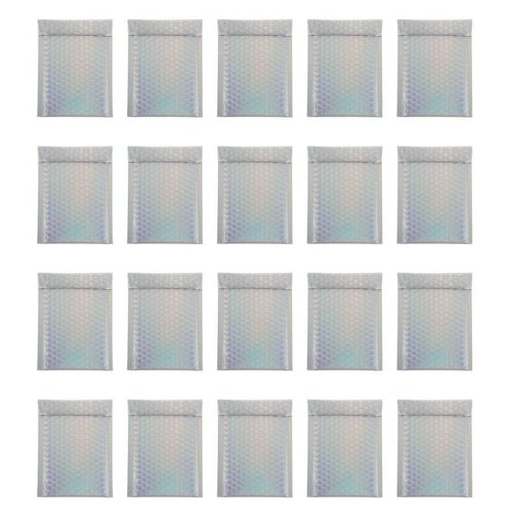 IDEANATEGRATE Packaging Material Silver 20Pcs 9.4X5.9In