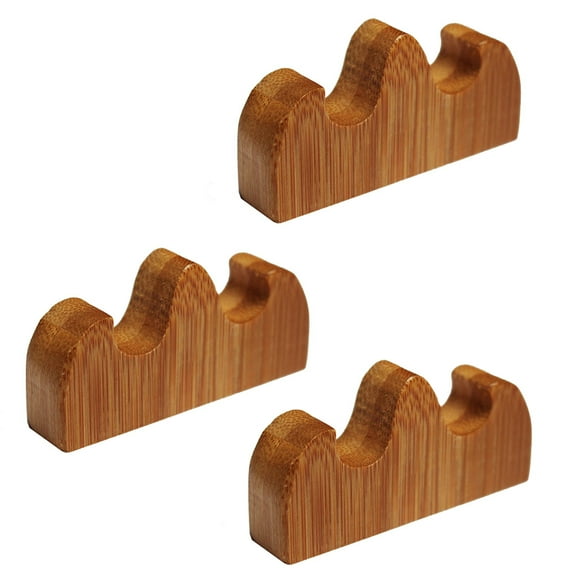 Yuanmiaoke 3pcs Calligraphy Brush Holder Rack Brush Pen Rest Mountain Shape for Japanese Chinese Calligraphy Beginner Practice Supplies