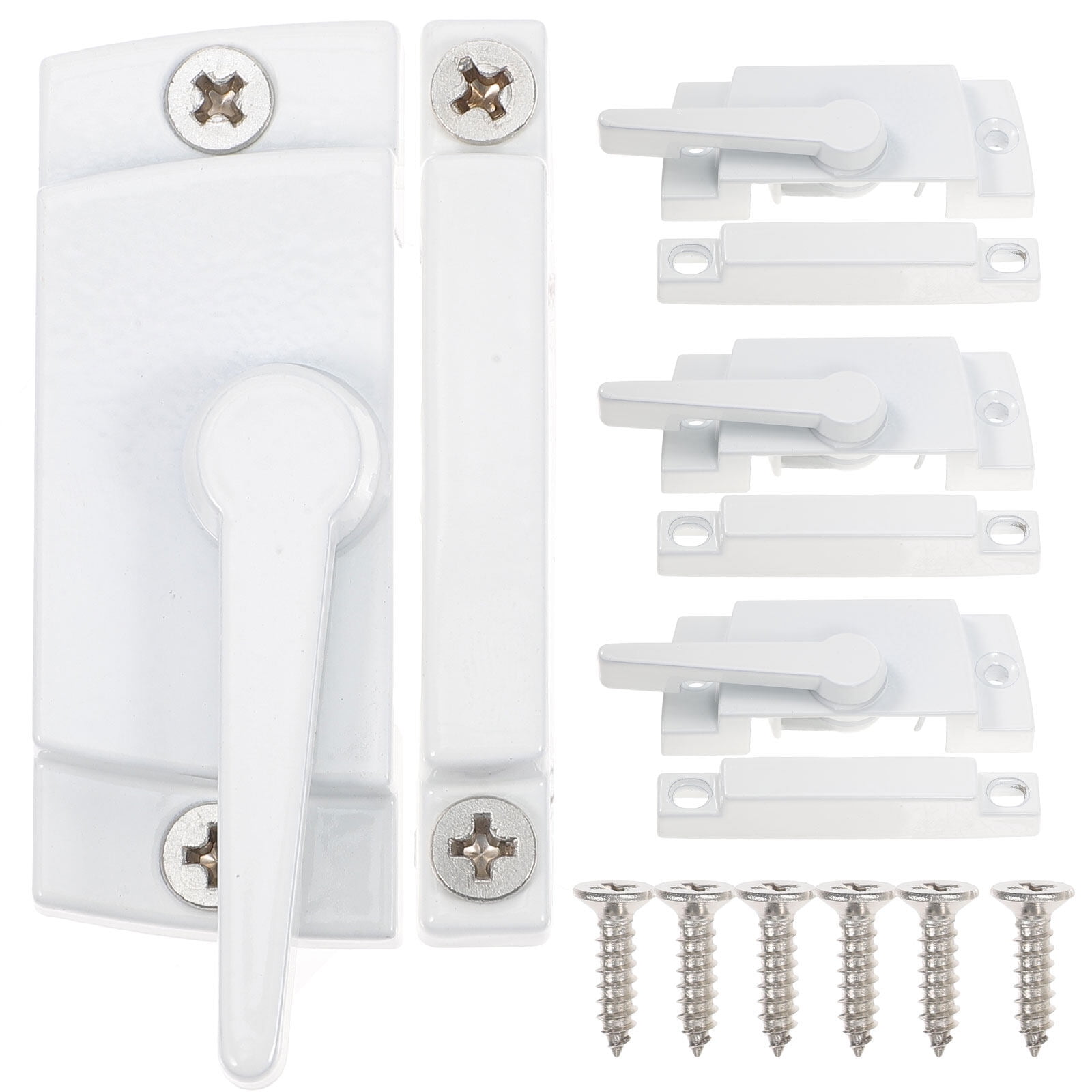 Yuanmiaoke 4pcs Window Sash Lock Window Locks Window Safety Locks