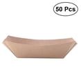 thumbnail image 1 of Yuanmiaoke 50PCS Take Out Containers Easy Fold Box Kraft Paper Box Lunch Salad Carton for Party (Kraft Paper), 1 of 10