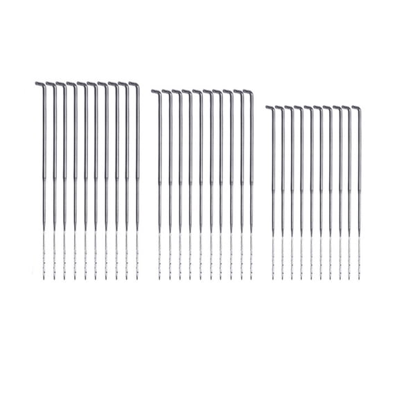 Yuanmiaoke 60Pcs Felting Metal Felted Felt Pin DIY Felting Tools Sewing for Embroidery Stitching Handcraft Tool Accessories Silver