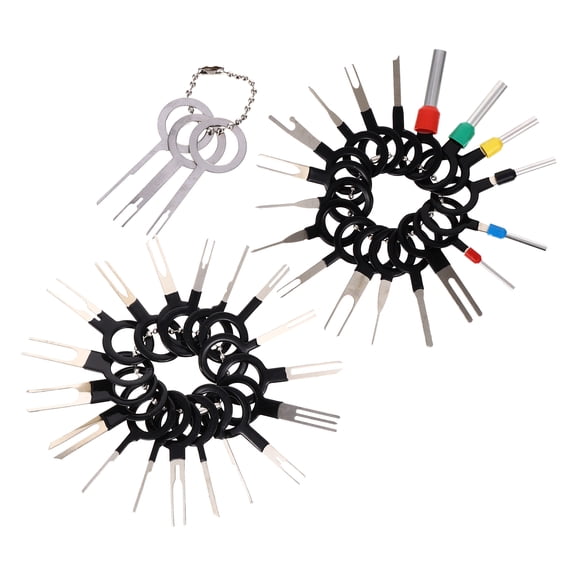 Yuanmiaoke 60pcs Auto Electrical Wiring Crimp Connector Pin Extractor Puller for Car