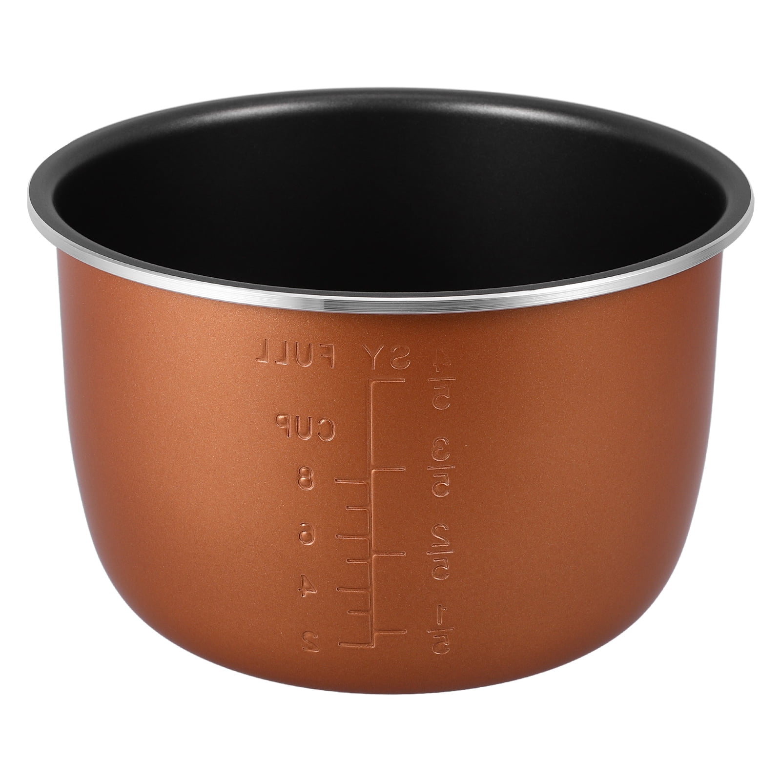 Yuanmiaoke Electric Pressure Cooker Inner Pot Aluminum Alloy Rice Cooker Liner Replacement (4L)