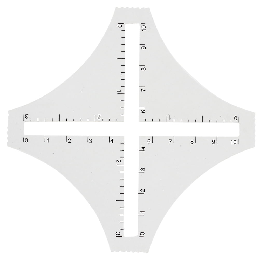 Yuanmiaoke Fabric Cutting Ruler Quilters Ruler Scale Lines Sewing Ruler ...