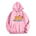 thumbnail image 1 of Yuannlog Women Hoodies Autumn Letters Print Long Sleeve Hoodies Zipper Tops Casual Tops Hoodies Drawstrings Oversized Sweatshirts Tops, 1 of 4