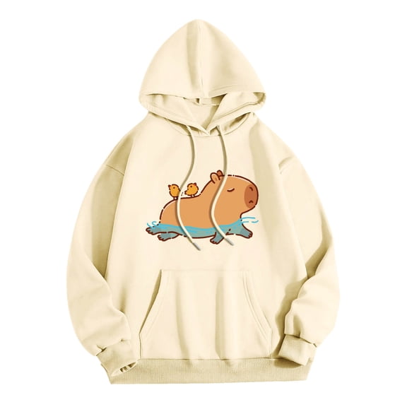 Yuannlog Women Hoodies Autumn Letters Print Long Sleeve Hoodies Zipper Tops Casual Tops Hoodies Drawstrings Oversized Sweatshirts Tops