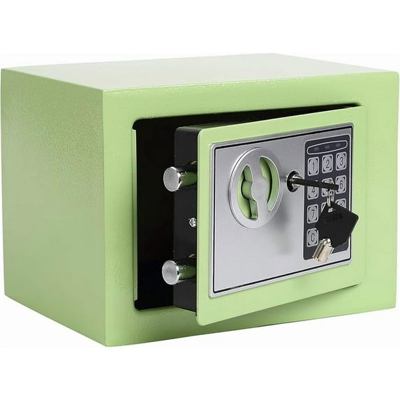 Yuanshikj Electronic Deluxe Digital Security Safe Box Key Keypad Lock Home Office Hotel Business Jewelry Gun Cash Use Storage money (BLACK)