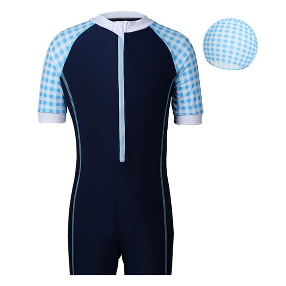 Yuanyu Girls One Piece Swimsuit Kid Swimwear Girls Water Sport UPF 50+ Sun Protection Bathing Suits 6-12Y