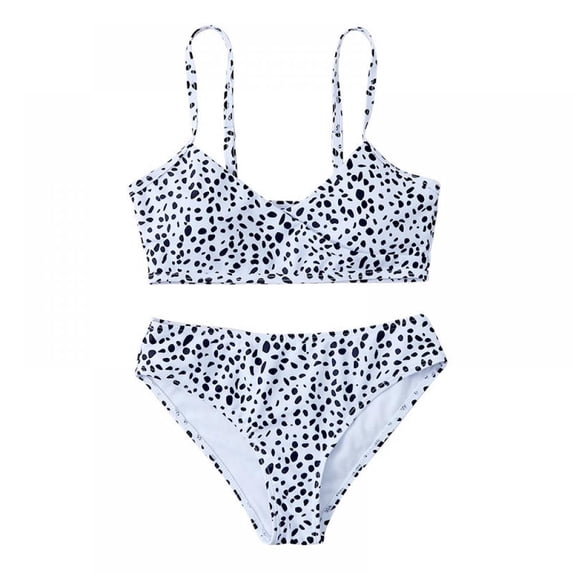 Yuanyu Little Girls Bikini Swimwear 2PC Bathing Suit Kids Big Girls Tankini Beach Bathing Suit Set