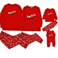 thumbnail image 1 of Yuanyu Matching Family Pajamas Sets Christmas PJ's Long Sleeve Tee and Bottom Loungewear, 1 of 7
