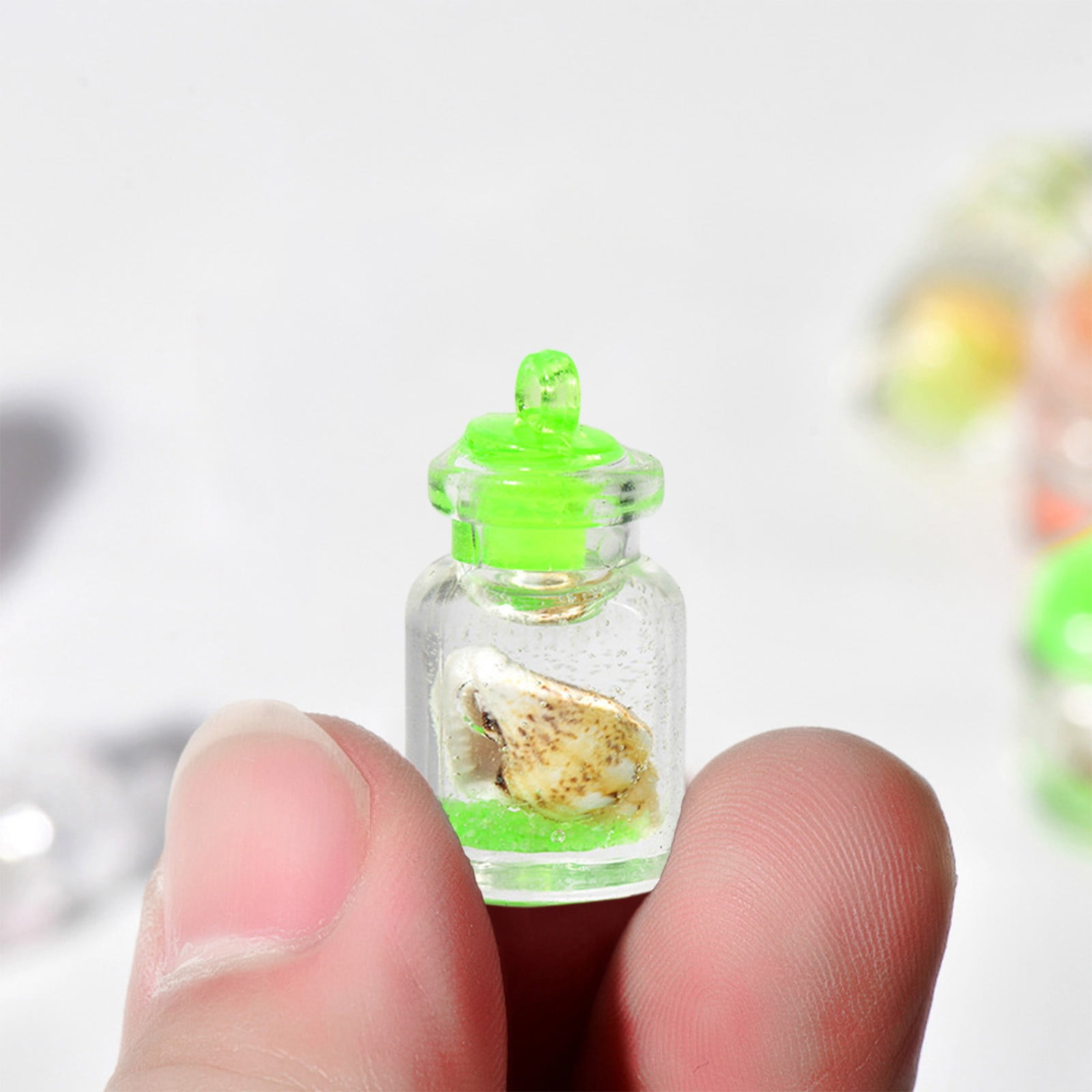 SUNNYCLUE 1 Box 32Pcs Wish Bottle Charms Mini Bottles Charms...