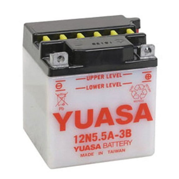 Yuasa YUAM22A5B 12N5.5A-3B Conventional 12 Volt Battery