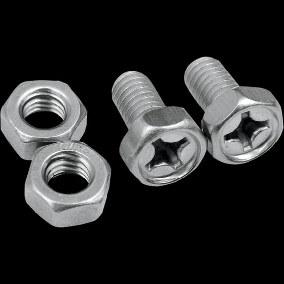 Yuasa 6 x 12mm Battery Bolt/Nut Set (5 pk) (PACK479100)
