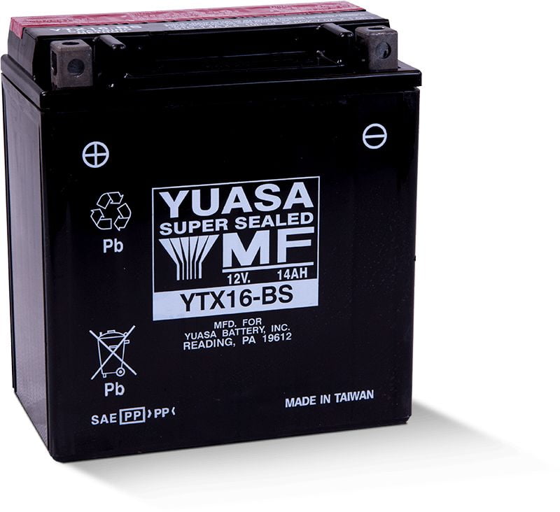 Kawasaki Ninja ZX-14R Yuasa Battery - Maintenance Free