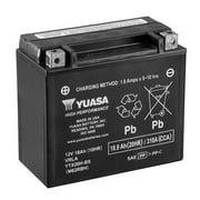 Yuasa YTX20H Factory Activated AGM Maintenance Free 12V Battery, 18Ah, 310 CCA, Sealed Spill-Proof (YUAM72RBH)