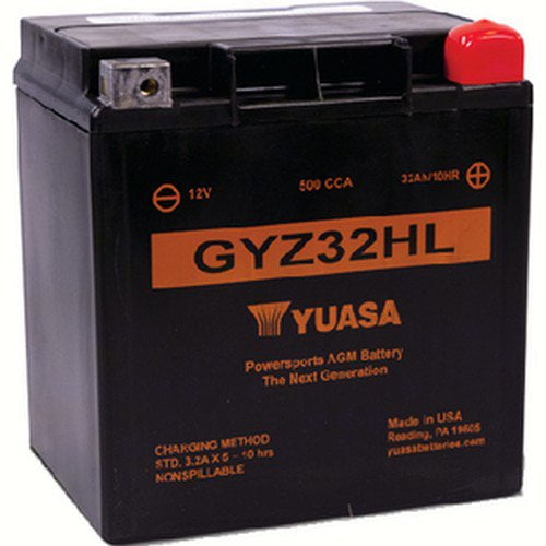 YUASA YTX7A-BS AGM MAINTENANCE FREE BATTERY - 12V 7AH (105 CCA) – Steady  Garage