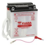 Yuasa Yumicron YB12A-A Conventional 12V 12Ah Powersports Battery, 150 CCA, Street & ATV (YUAM2212Y)