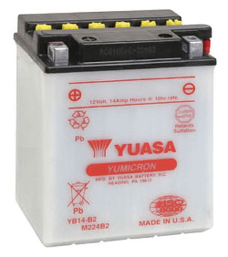 Yuasa ATV/UTV YB14-B2 12-Volt Battery - Walmart.com