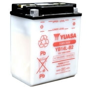 Yuasa Yumicron YB14L-B2 12V 14Ah Conventional Lead Acid Powersports Battery, Dry Charged YUAM2214BIND