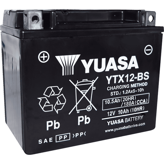 Yuasa Maintenance Free 12V Automotive Battery, Top Post